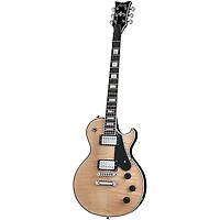 Schecter Guitar Research Solo-II Custom Electric Guitar Gloss Natural Top with Black Back