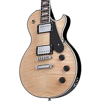 Schecter Guitar Research Solo-II Custom Electric Guitar Gloss Natural Top with Black Back