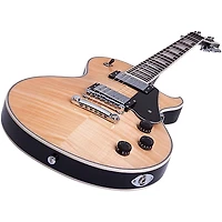 Schecter Guitar Research Solo-II Custom Electric Guitar Gloss Natural Top with Black Back