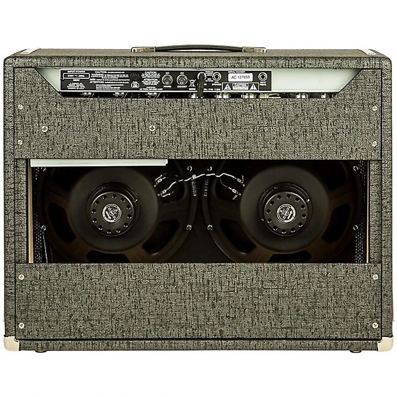 Fender GB George Benson Twin Reverb 2x12 Guitar Combo Amp Gray