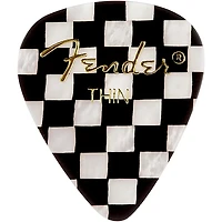 Fender 351 Shape Premium Picks, Checker Celluloid