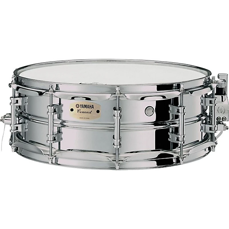 Yamaha Intermediate Concert Snare Drum; 1.2mm Chrome-Plated Steel Shell