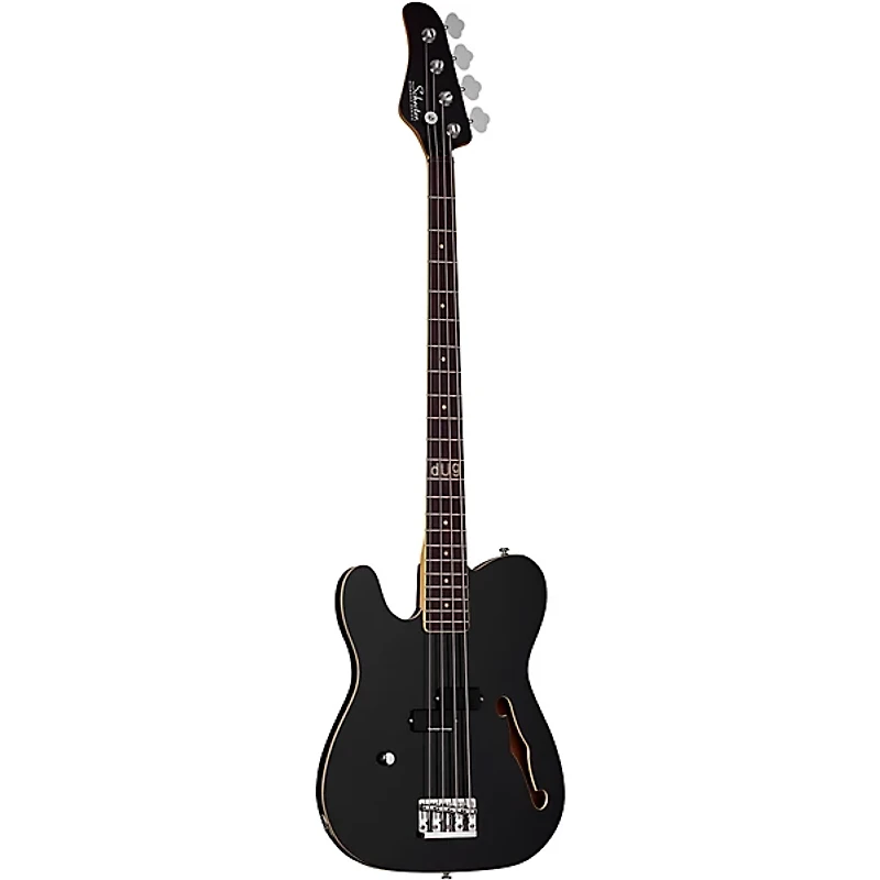 Schecter Guitar Research dUg Pinnick Signature Baron-H Left-Handed Electric Bass Black