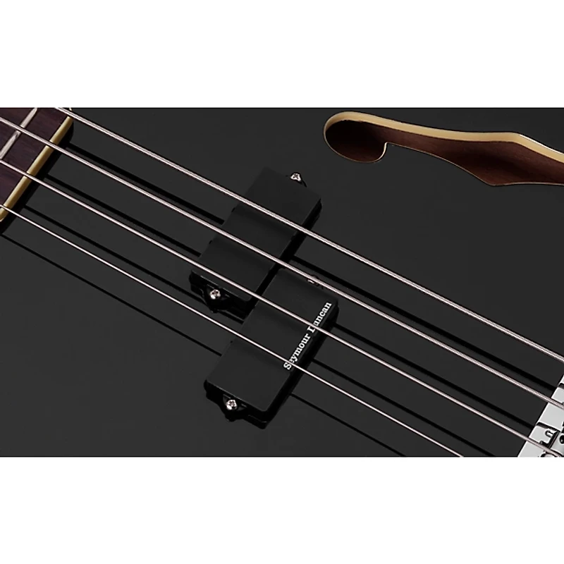 Schecter Guitar Research dUg Pinnick Signature Baron-H Left-Handed Electric Bass Black
