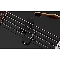 Schecter Guitar Research dUg Pinnick Signature Baron-H Left-Handed Electric Bass Black
