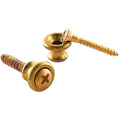 Gibson Strap Buttons (2-Pack) Brass