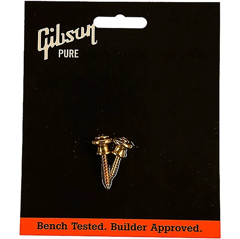 Gibson Strap Buttons (2-Pack) Brass