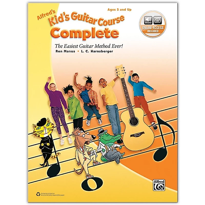 Alfred Alfred's Kid's Guitar Course Complete Book & Online Audio