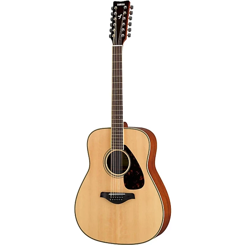 Yamaha FG820-12 Dreadnought 12-String Acoustic Guitar Natural