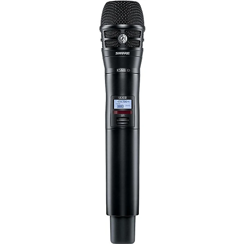 Shure ULXD2/K8B Digital Handheld Transmitter With KSM8 Capsule in Black