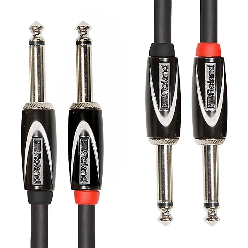 Roland Black Series Dual 1/4" Interconnect Cable