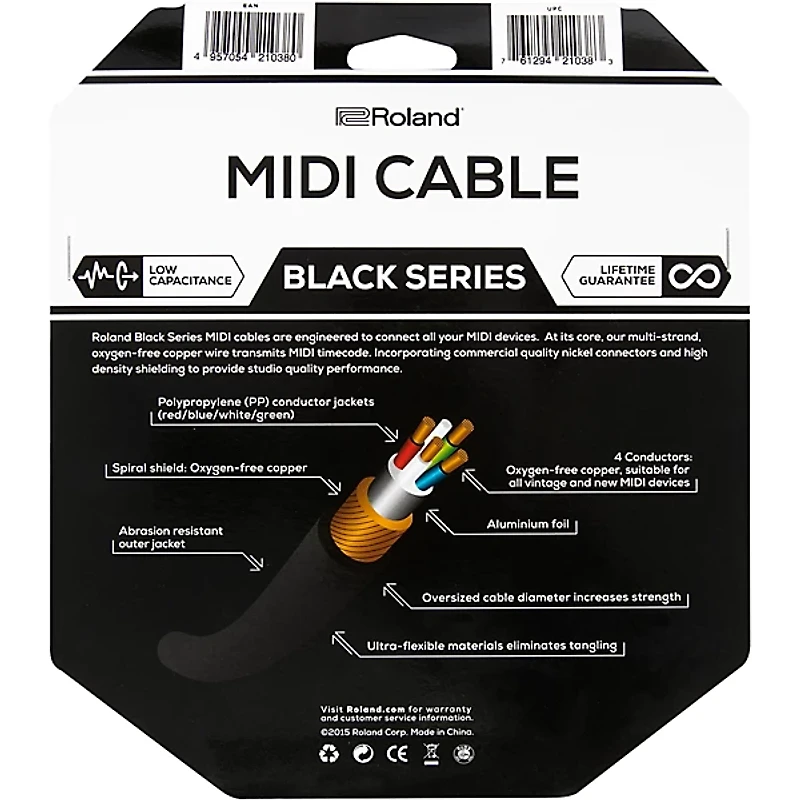 Roland Black Series MIDI Cable