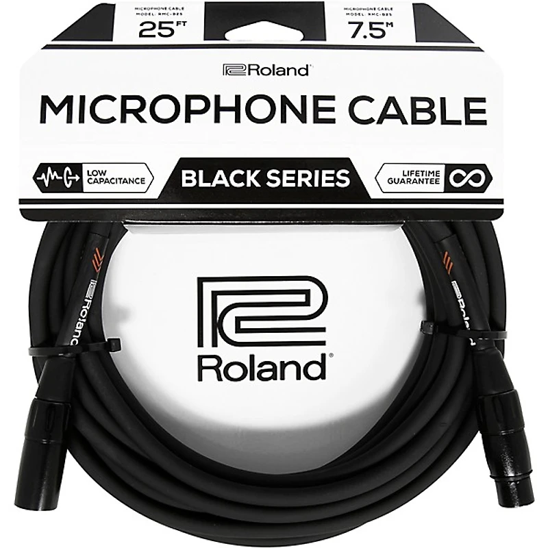 Roland Black Series XLR Microphone Cable