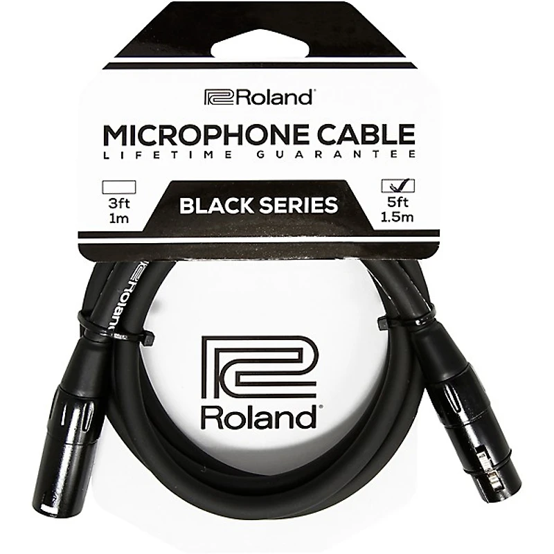Roland Black Series XLR Microphone Cable