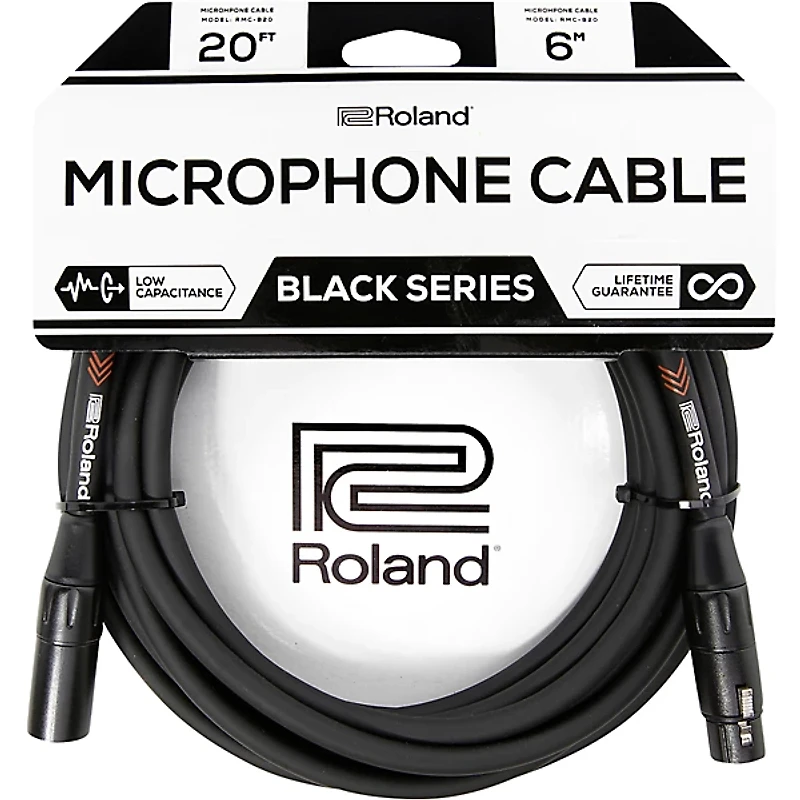Roland Black Series XLR Microphone Cable