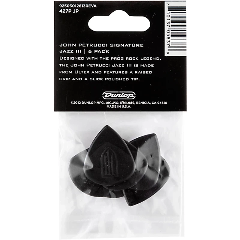 Dunlop John Petrucci Jazz 111 (6) Picks 1.5 mm