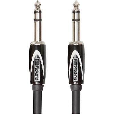 Roland Black Series 1/4" TRS-1/4" TRS Balanced Interconnect Cable