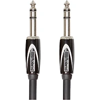 Roland Black Series 1/4" TRS-1/4" TRS Balanced Interconnect Cable
