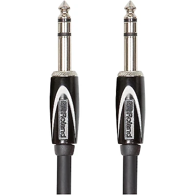Roland Black Series 1/4" TRS-1/4" TRS Balanced Interconnect Cable