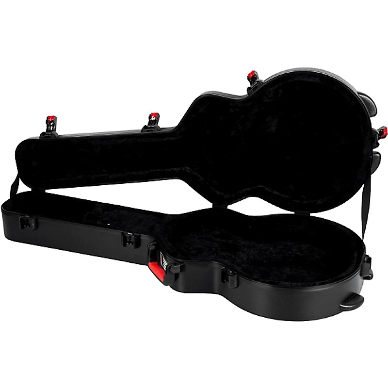 Gator TSA ATA Molded Semi-Hollow Electric Guitar Case Black Black