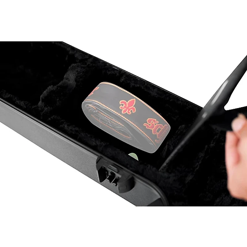 Gator TSA ATA Molded Semi-Hollow Electric Guitar Case Black Black