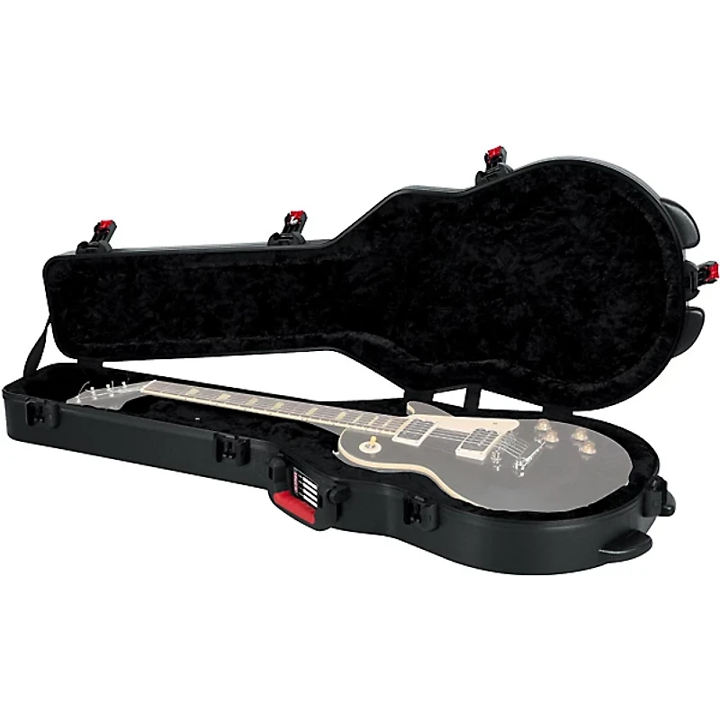 Gator TSA ATA Molded Gibson Les Paul Guitar Case Black Black
