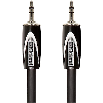 Roland Black Series 3.5mm TRS-3.5mm TRS Balanced Interconnect Cable