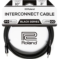 Roland Black Series 3.5mm TRS-3.5mm TRS Balanced Interconnect Cable