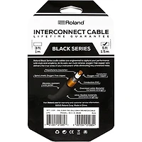 Roland Black Series 3.5mm TRS-3.5mm TRS Balanced Interconnect Cable