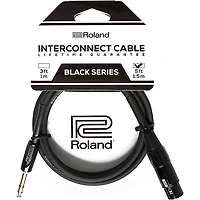 Roland Black Series 1/4" TRS-XLR(Female) Interconnect Cable