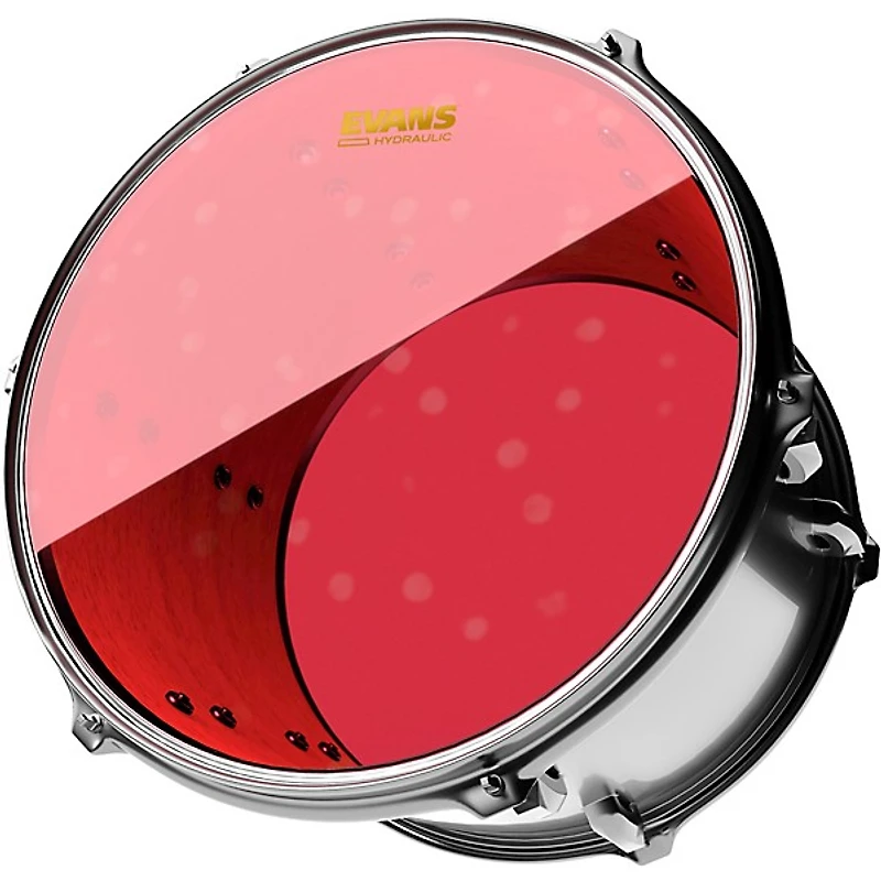 EVANS Red Hydraulic Drum Head