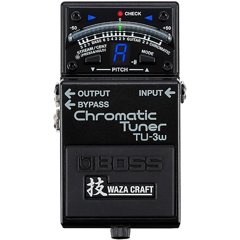 BOSS TU-3W Waza Craft Chromatic Tuner Pedal