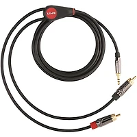 Livewire Elite Interconnect Y-Cable 3.5 mm TRS Male to RCA Male -
