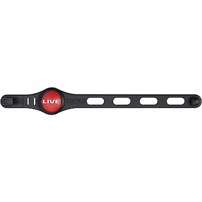 Livewire Essential Rubber Cable Strap 2-Pack Black