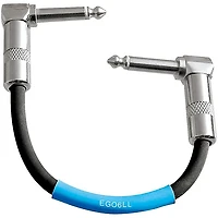 Livewire Advantage Instrument Patch Cable Angled/Angled 3-Pack - 6 in. Black