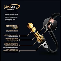 Livewire Elite Angled/Straight Instrument Cable