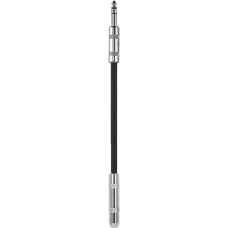 Livewire Essential Adapter 1/4" TRS Male to 1/4" TS Female Black 6 in.