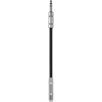 Livewire Essential Adapter 1/4" TRS Male to 1/4" TS Female Black 6 in.