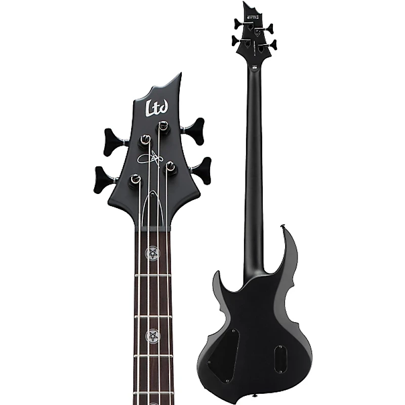 ESP LTD TA-604FRX  Electric Bass Guitar Black Satin