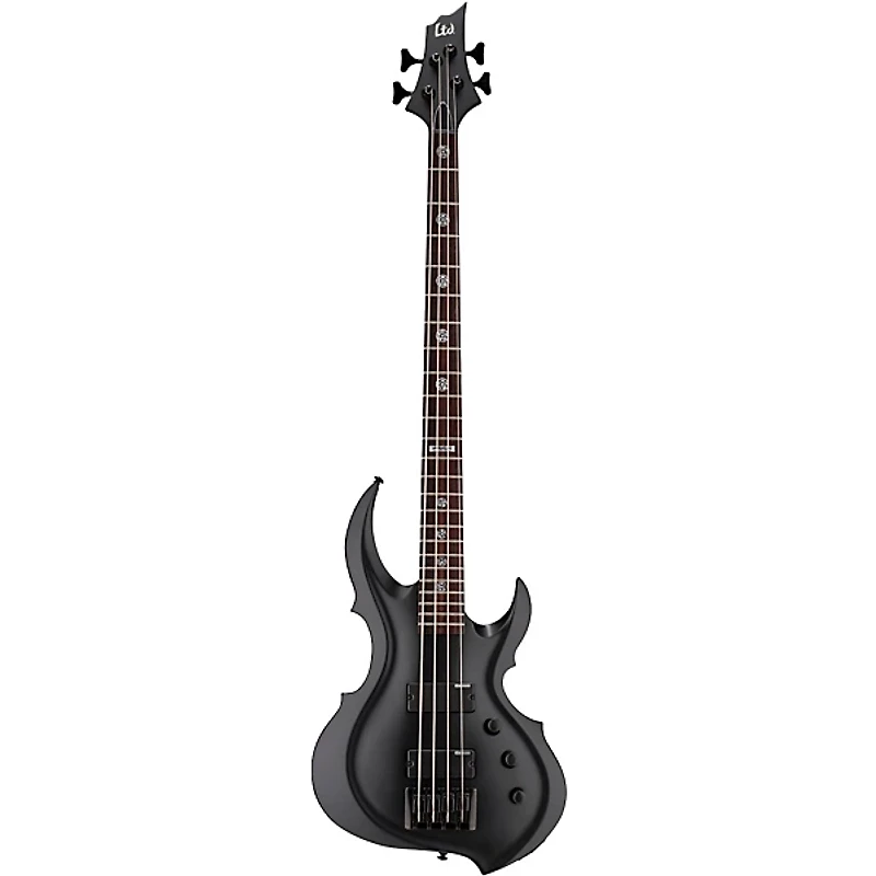 ESP LTD TA-204FRX Electric Bass Guitar Black Satin