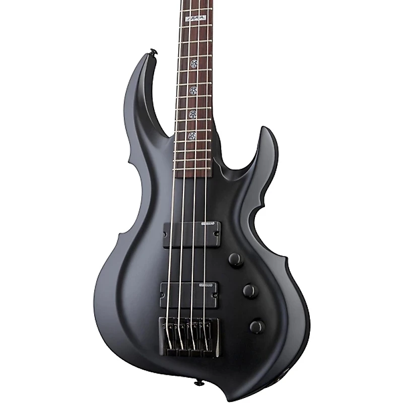 ESP LTD TA-204FRX Electric Bass Guitar Black Satin