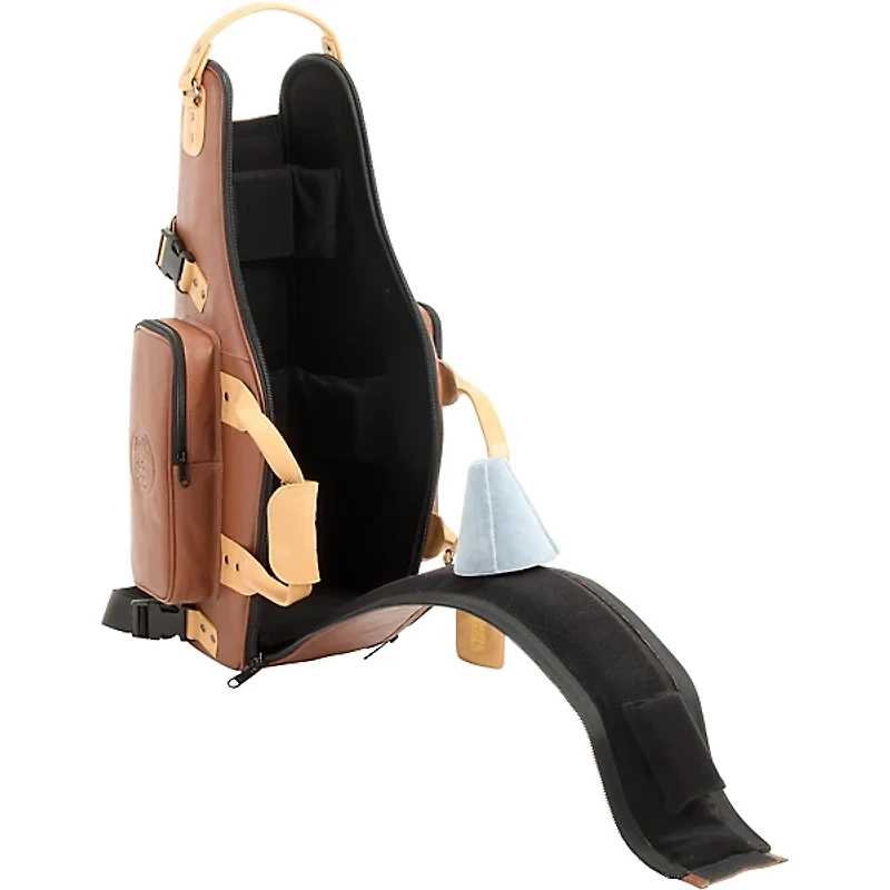 Gard Designer Leather Alto Saxophone Gig Bag Brown Black