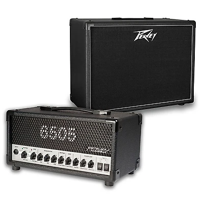 Peavey 6505 MH Micro 20W Tube Guitar Amp Head with 112-6 25W 1x12 Cabinet