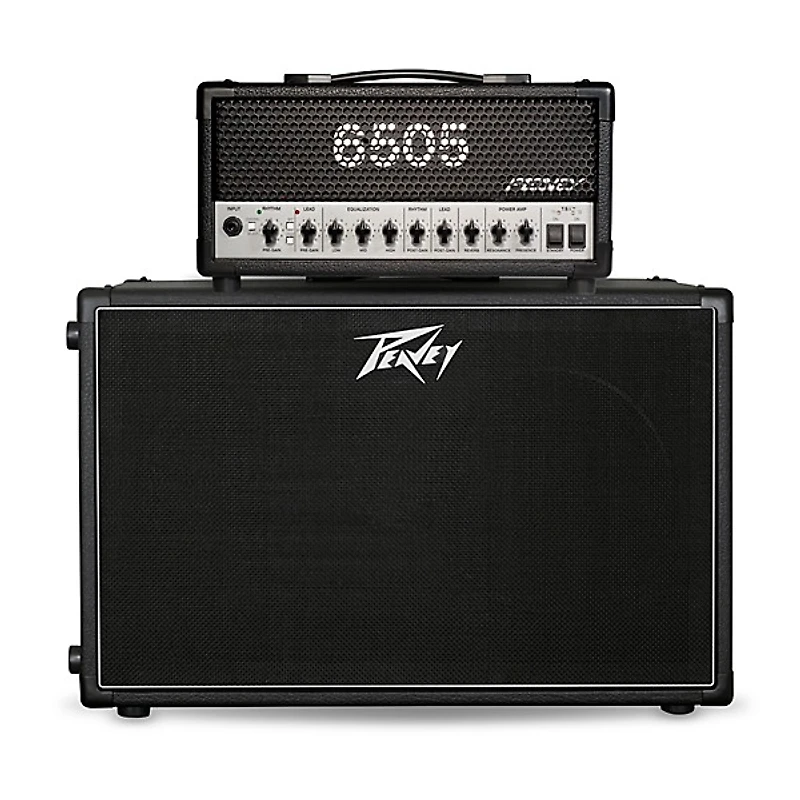 Peavey 6505 MH Micro 20W Tube Guitar Amp Head with 212-6 50W 2x12 Cabinet
