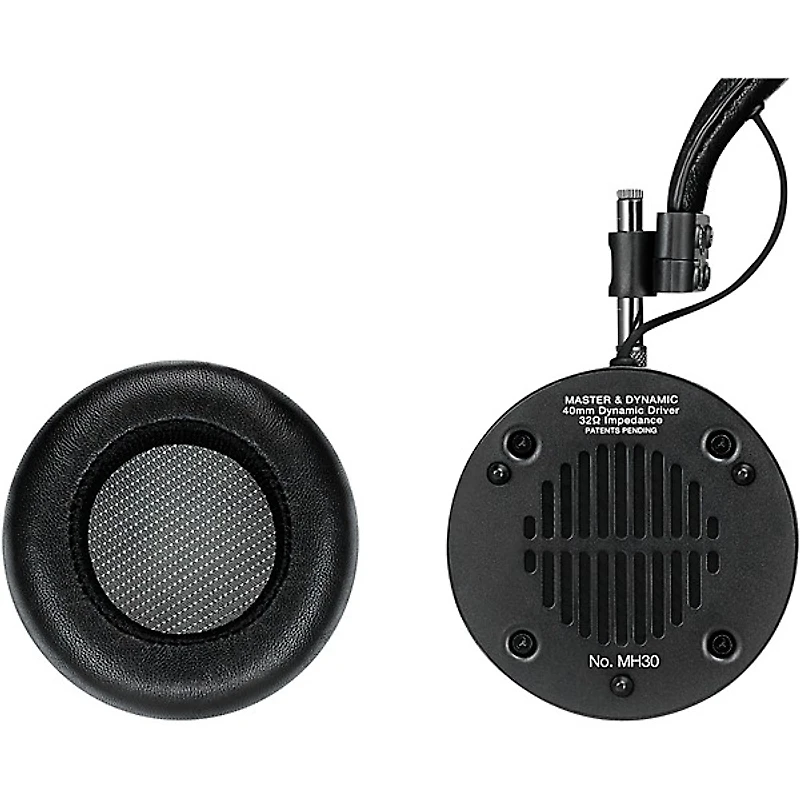 Master & Dynamic MH30 On Ear Headphone Black/Black