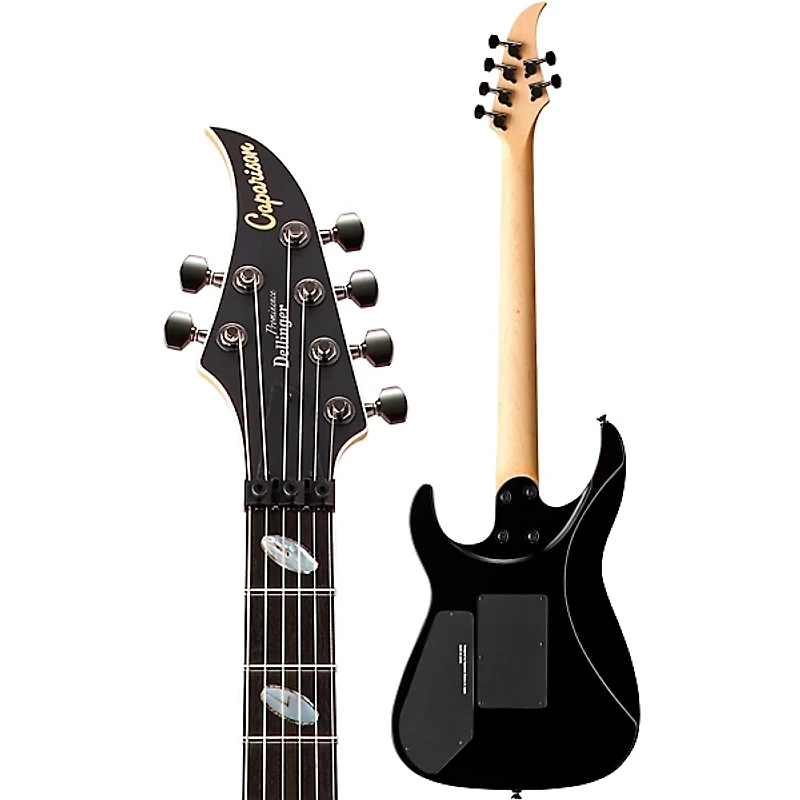 Caparison Guitars Dellinger Prominence Electric Guitar Transparent Spectrum Black