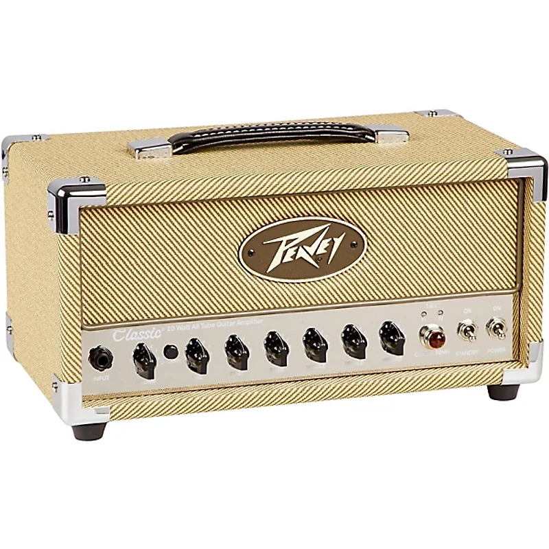 Peavey Classic 20 Micro 20W Tube Guitar Amp Head with 60W 1x12 Guitar Speaker Cabinet