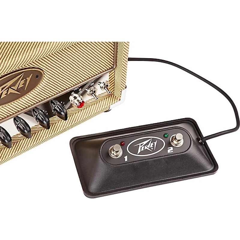 Peavey Classic 20 Micro 20W Tube Guitar Amp Head with 60W 1x12 Guitar Speaker Cabinet