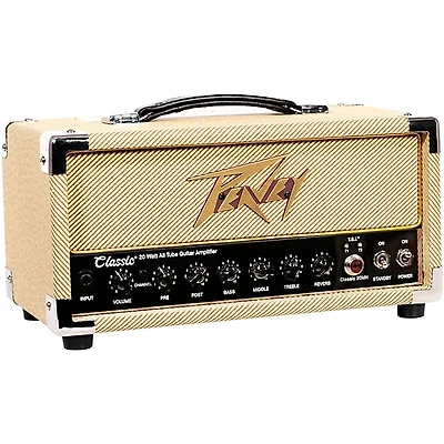 Peavey Classic 20 Micro 20W Tube Guitar Amp Head with 2x12 Guitar Speaker Cabinet