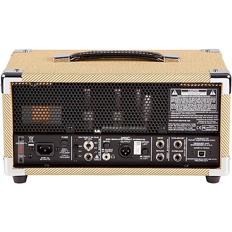 Peavey Classic 20 Micro 20W Tube Guitar Amp Head with 2x12 Guitar Speaker Cabinet